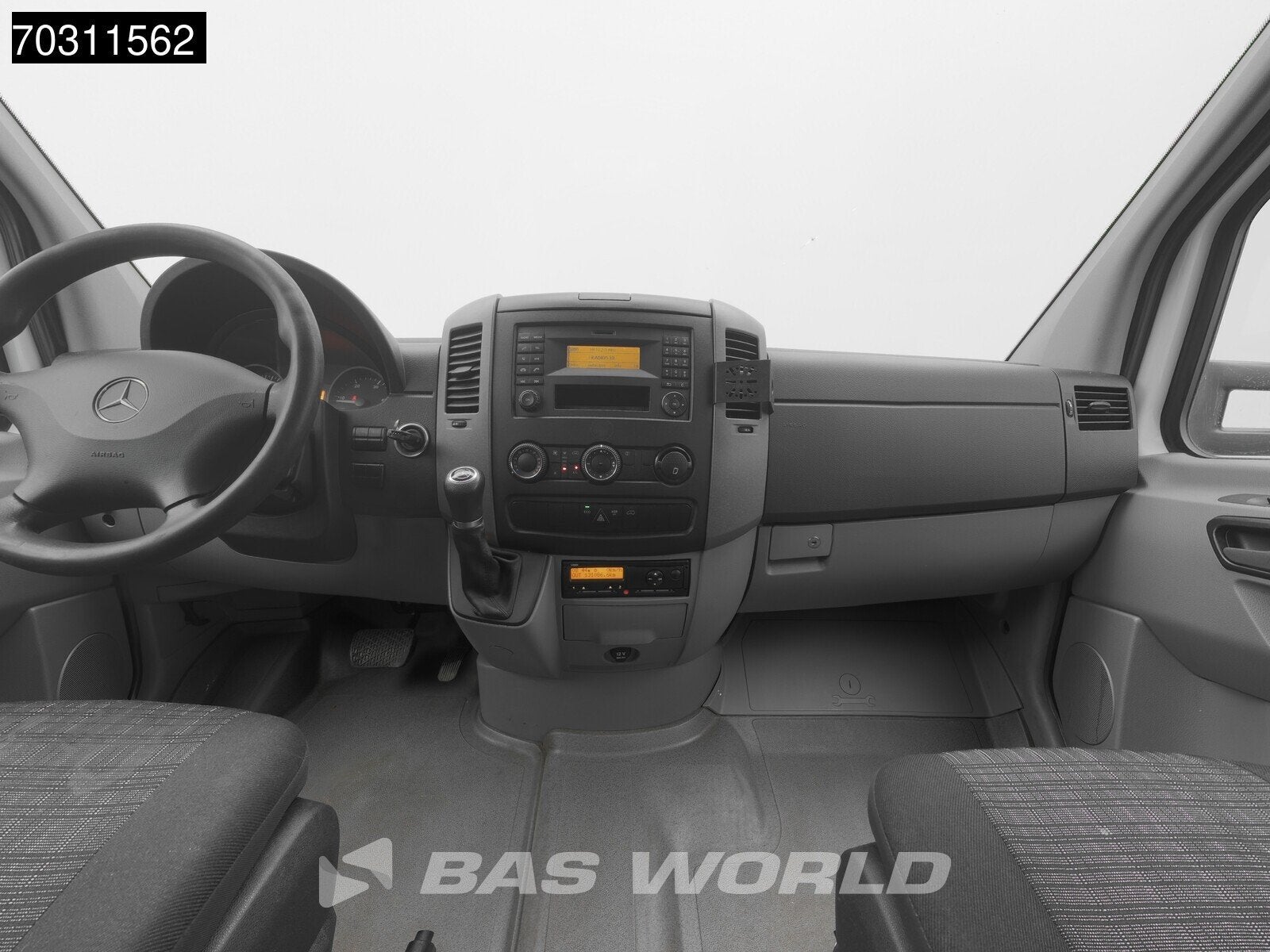 Mercedes Sprinter 513 CDI Automaat Euro6 Kraanwagen HIAB 017, Automaat, Stof, Gebruikt, Euro 6
