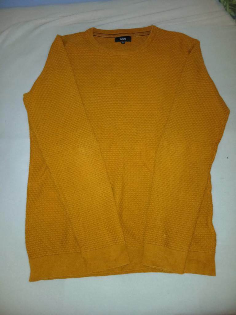 Pull Jules taille M orange jaun etat parfait porte 4 fois, Kleding | Heren, Truien en Vesten, Ophalen, Oranje
