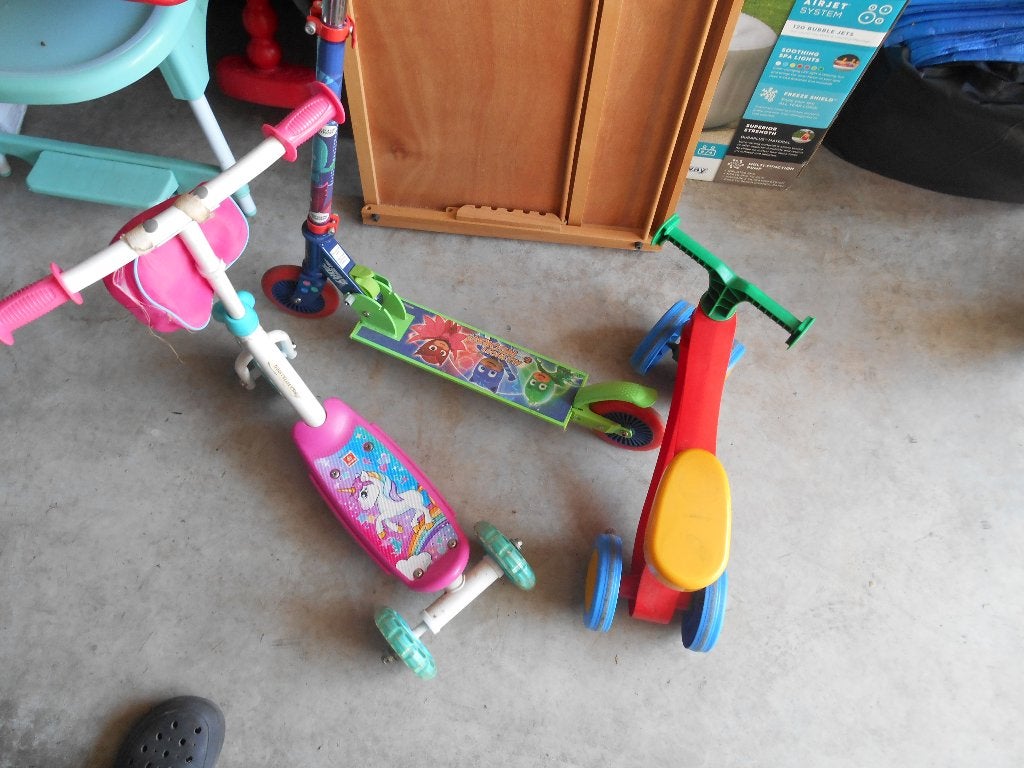kinderfietsje, Ophalen, Gebruikt