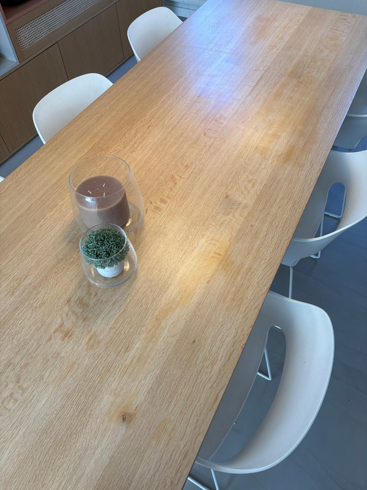 Table Etnicraft en bois massif 260x100, Enlèvement, Comme neuf