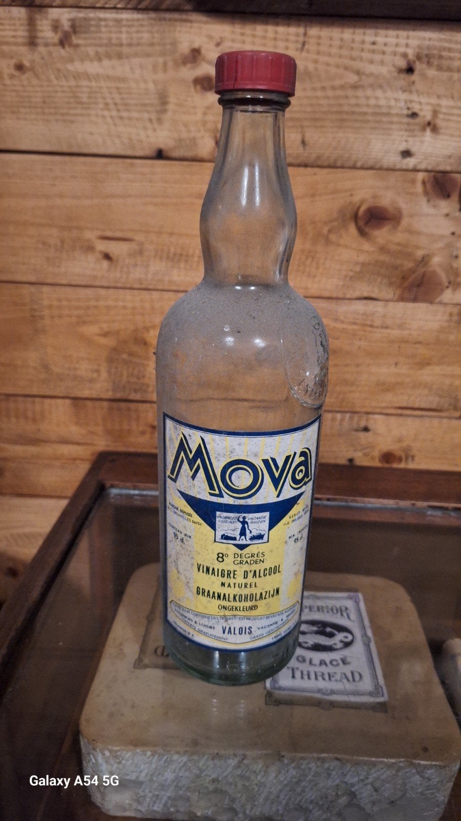 oude fles Mova, Verzamelen, Ophalen of Verzenden