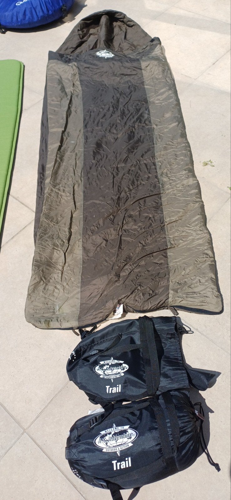 Sac de couchage "AS Adventure trail", Enlèvement