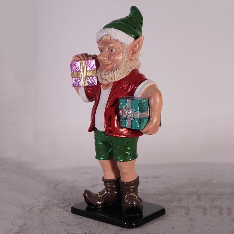 Elf with Two Gifts 3ft. hoogte 92 cm