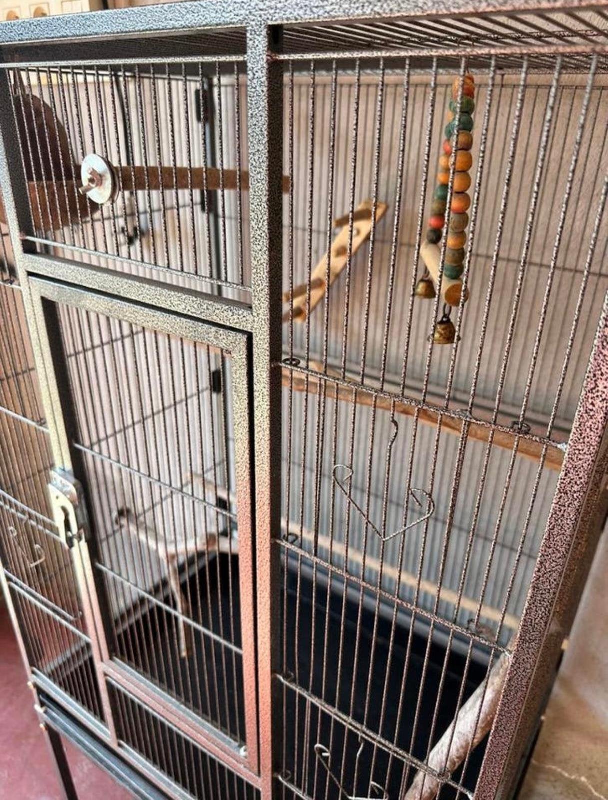 Volgelkooi, Dieren en Toebehoren, Ophalen, Gebruikt, Metaal, Vogelkooi