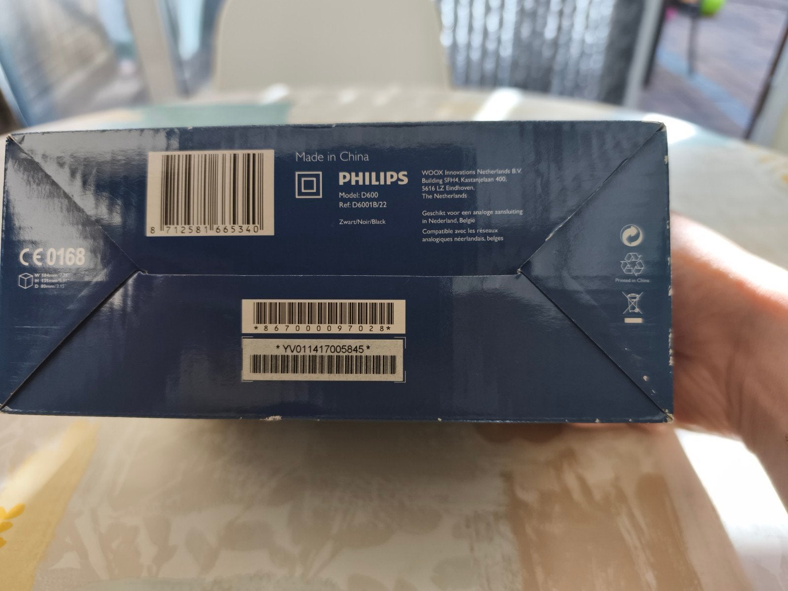 Philips D6001B/22, Ophalen
