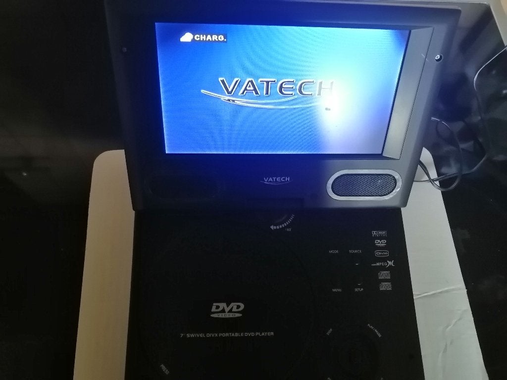 Ecran et Lecteur DVD portable Vatech, modèle PDVD188SW, TV, Hi-fi & Vidéo, Enlèvement ou Envoi, Lecteur DVD, Portable