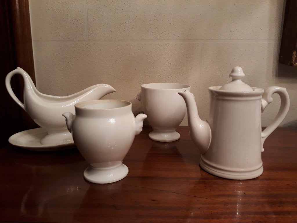 Lot d'élégante porcelaine blanche (également séparément), Enlèvement ou Envoi