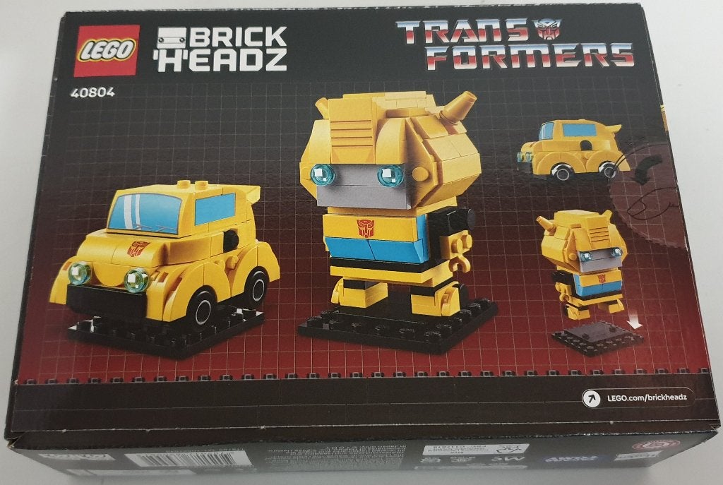 LEGO 40804 Bumblebee robot en voertuig - NIEUW & SEALED, BrickHeadz, Lego, Nieuw, Ophalen of Verzenden