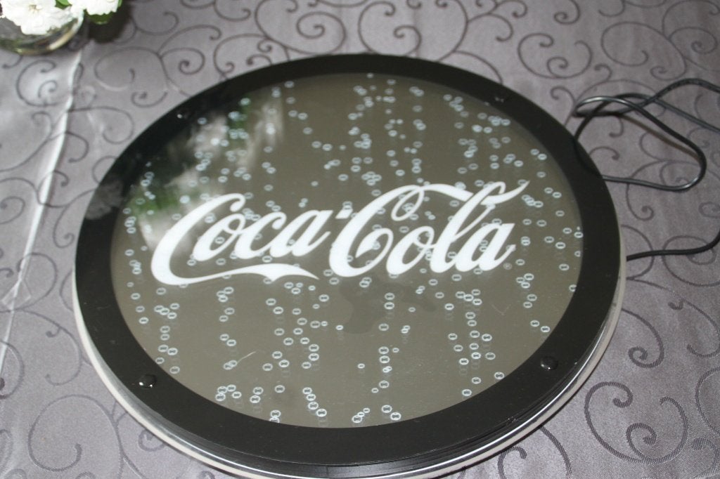 coca cola lichtreclame, Ophalen, Zo goed als nieuw, Lichtbak of (neon) lamp