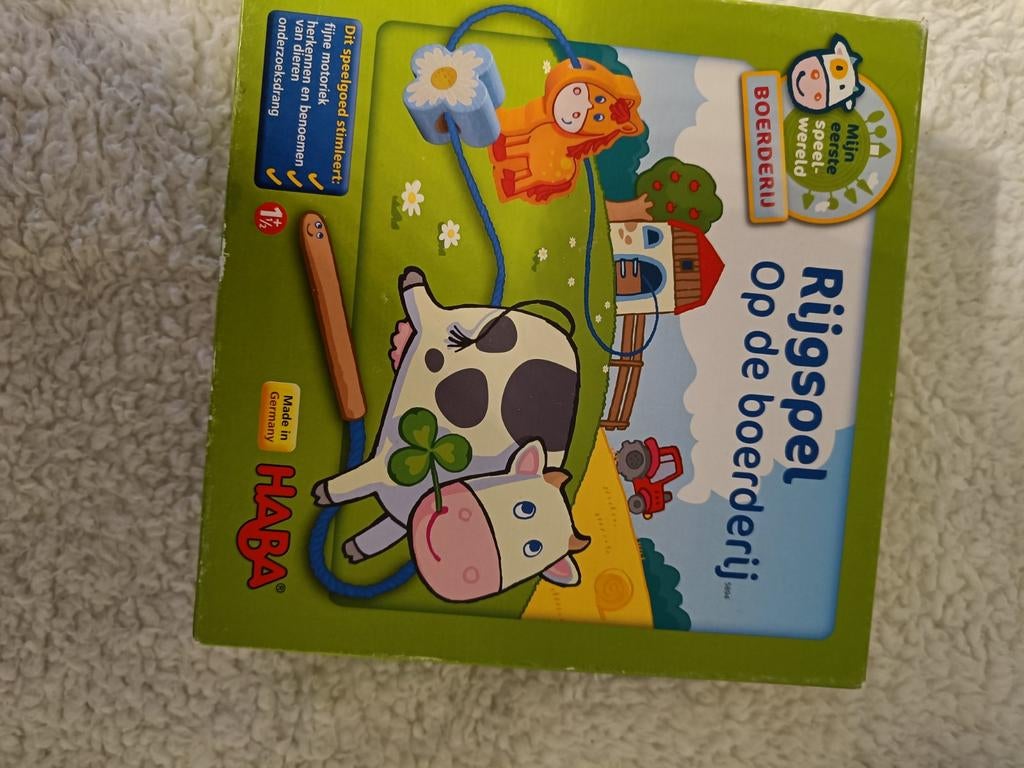 Haba rijgspel, Kinderen en Baby's, Ophalen of Verzenden