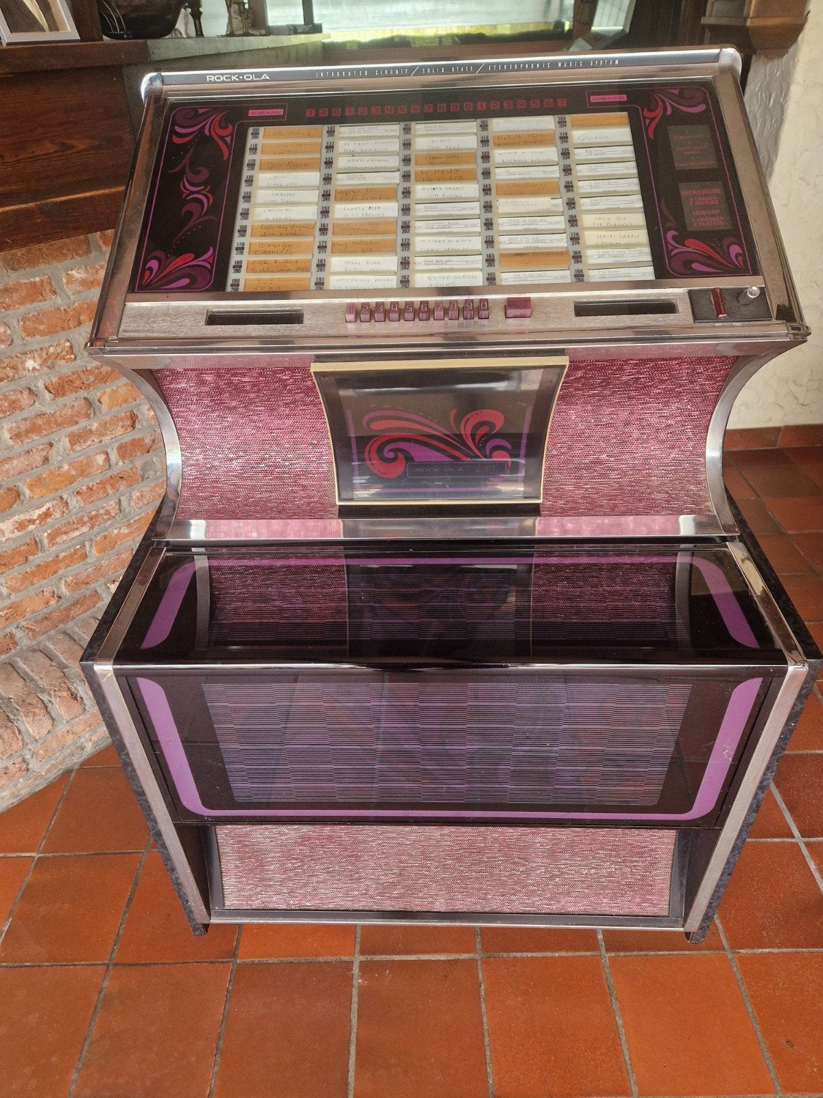 Icône originale du Rock-Ola 473 Sybaris des années 1970., Enlèvement