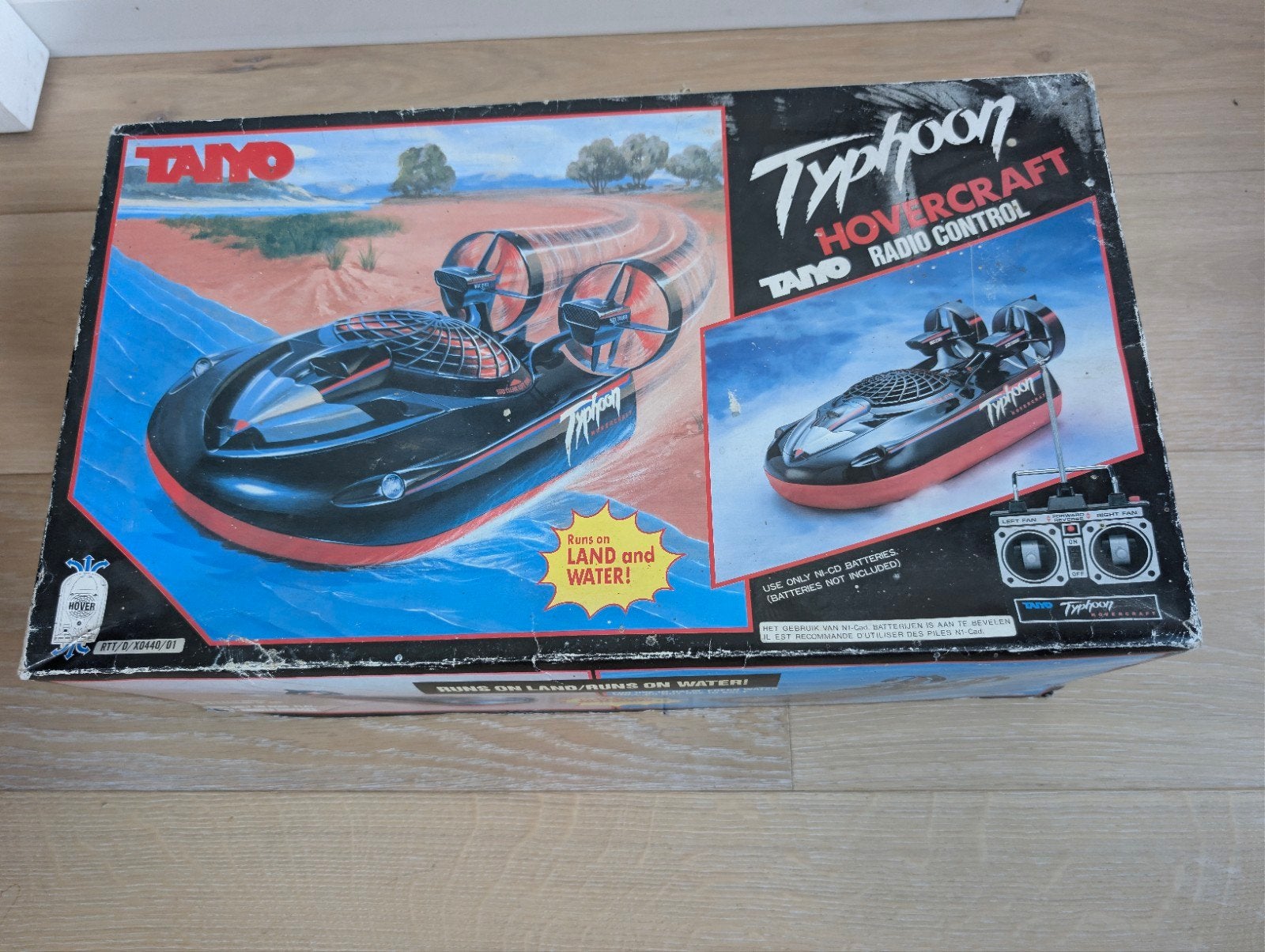 Typhoon Hovercraft Taiyo Radio Control, Ophalen