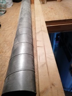Gaine de ventilation galvanisée rigide, Bricolage & Construction, Enlèvement, Neuf, Ventilateur et Extracteur