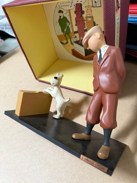 Tintin et l'oreille cassée, Collections, Enlèvement ou Envoi, Tintin, Utilisé, Statue ou Figurine
