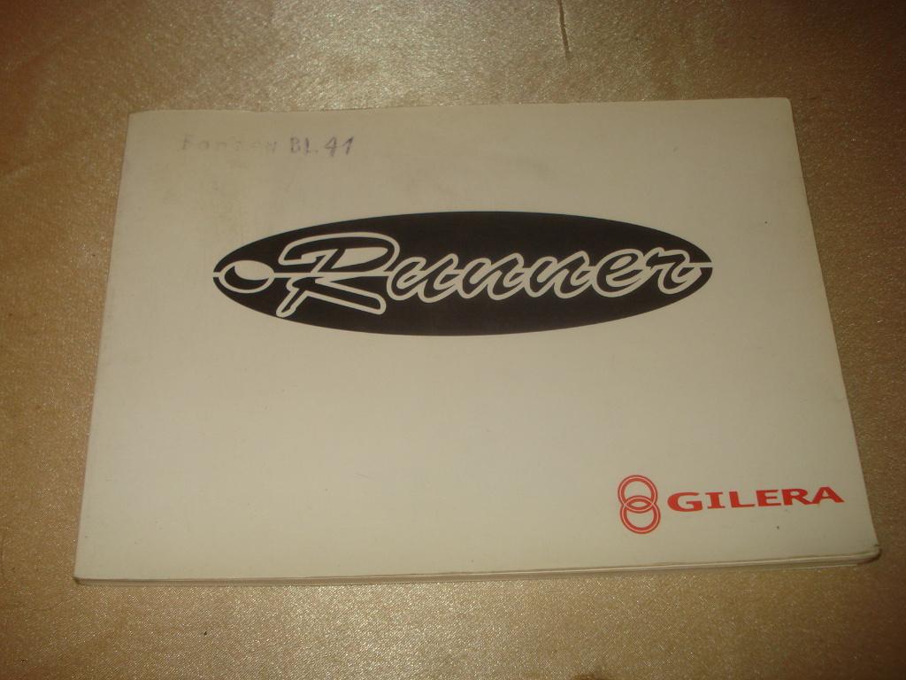 GILERA Runner Manuel du propriétaire, Motos, Modes d'emploi & Notices d'utilisation, Enlèvement ou Envoi, Autres marques