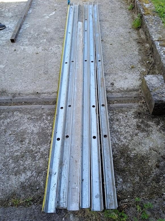 lot de montants/rails  alu pour placo, Bricolage & Construction, Enlèvement, Comme neuf