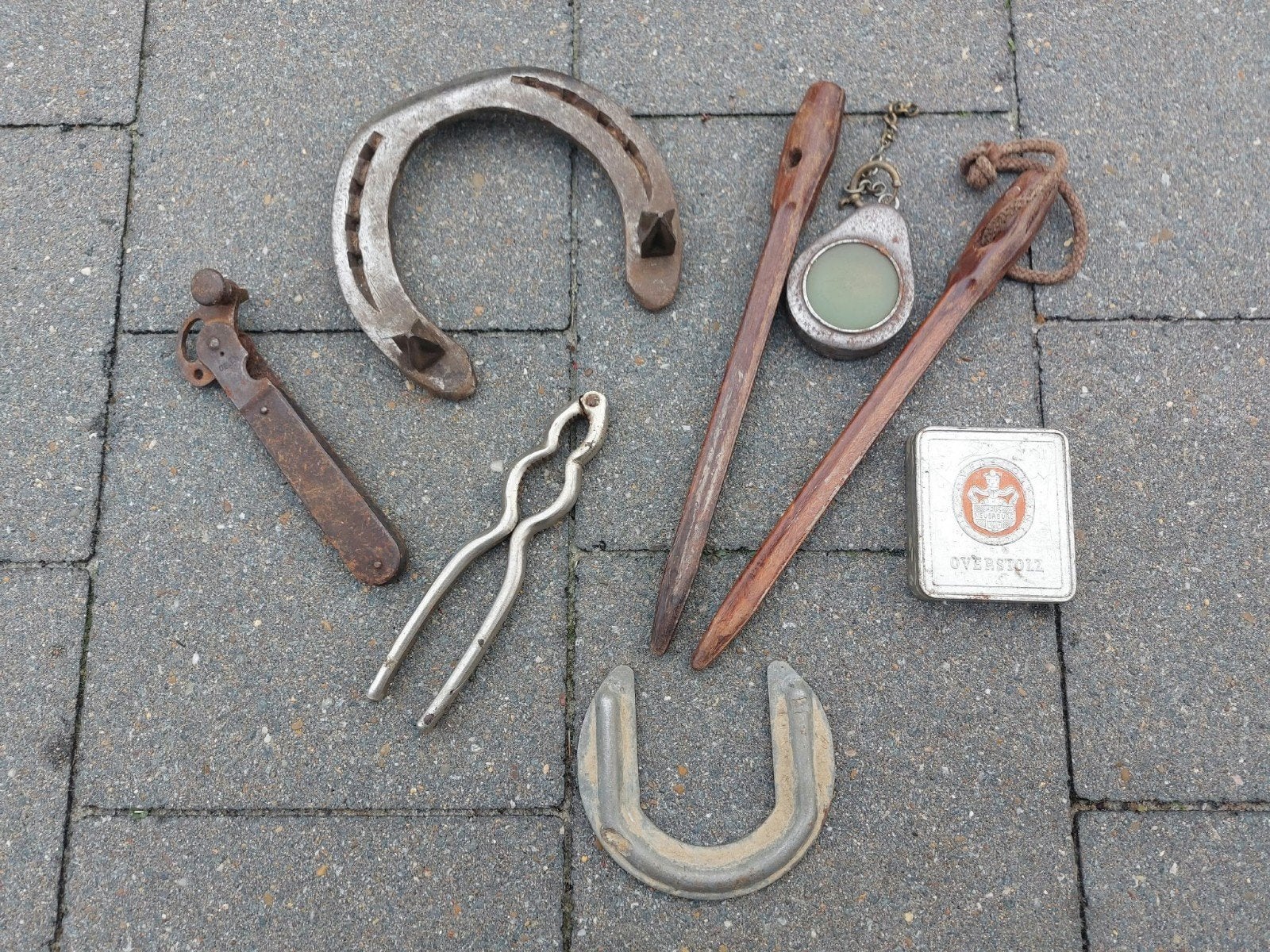 Lot Duits WO2 gereedschap en curiosa, Verzamelen, Ophalen of Verzenden, Overige soorten, Overige typen