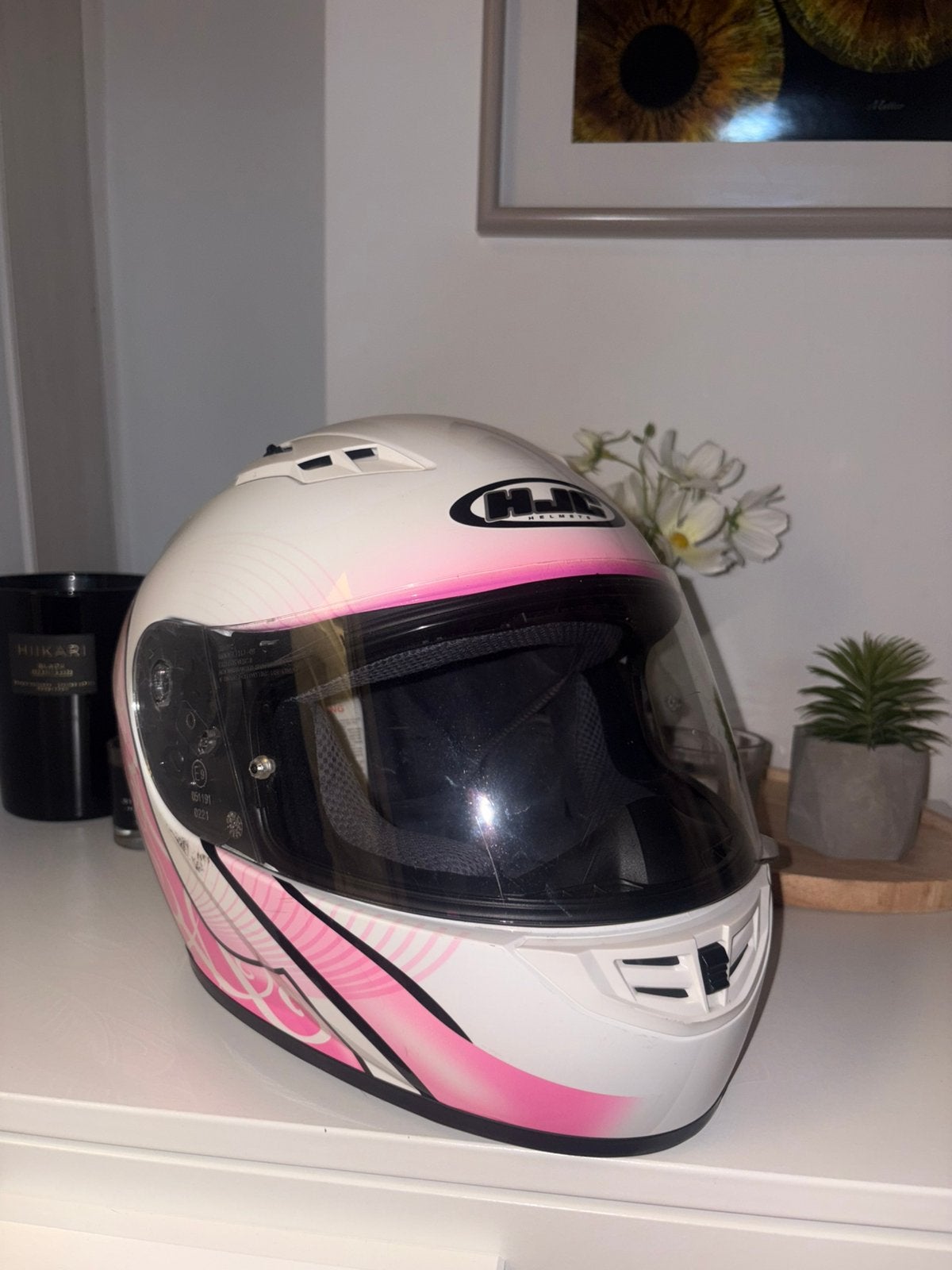 Casque de moto, Motoren, Kleding | Motorhelmen, Ophalen of Verzenden, Tweedehands, S, Dames