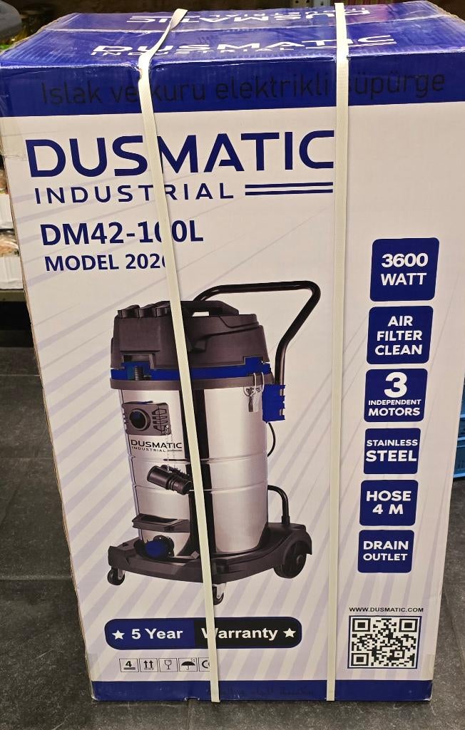 Industriële Nat- en Droogzuiger (Krachtige stofzuiger), Ophalen, Nieuw