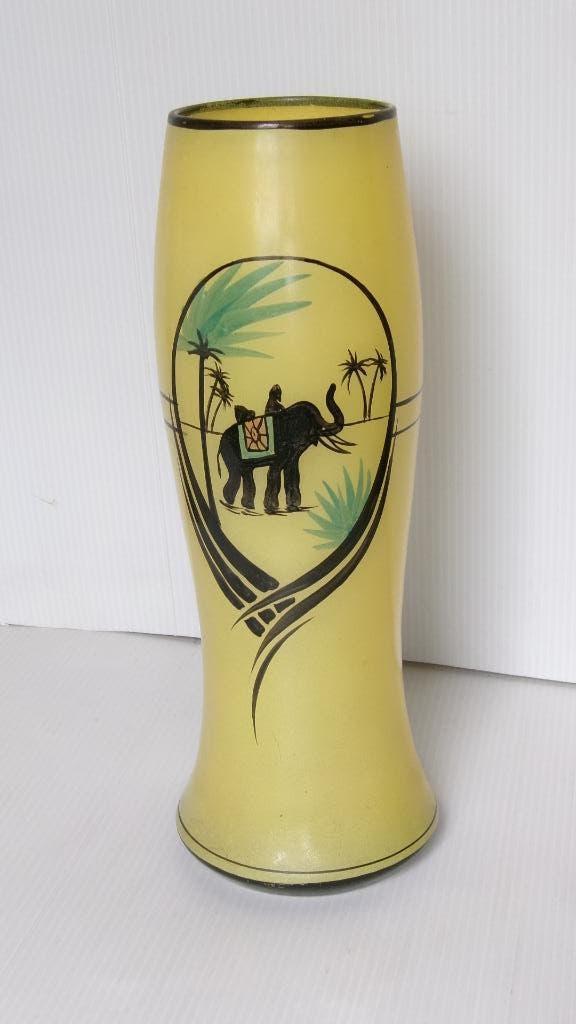 vase en verre art déco Martin Henri - Verreries de Scailmont, Antiquités & Art, Antiquités | Verre & Cristal, Enlèvement