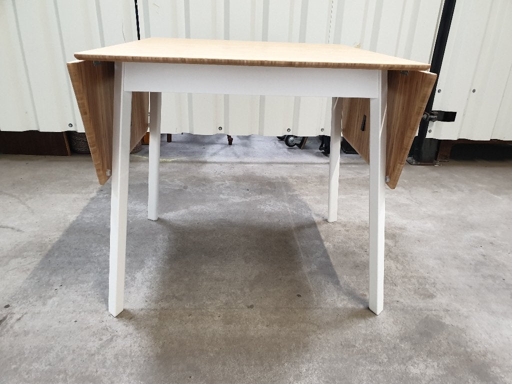 Ikea PS 2012 klaptafel in wit - van bamboe Levering mogelijk, Enlèvement, Utilisé