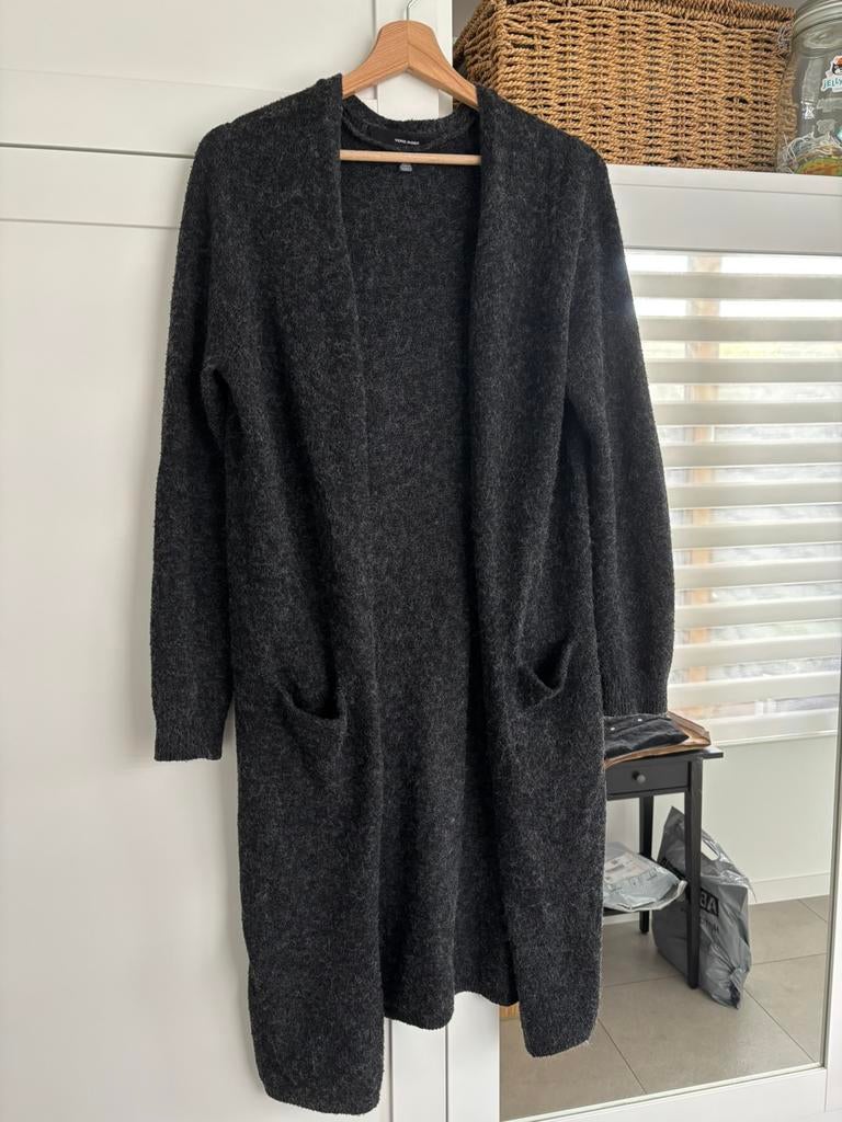 Grijze cardigan Vero Moda, Kleding | Dames, Ophalen of Verzenden, Zo goed als nieuw, Maat 34 (XS) of kleiner, Grijs