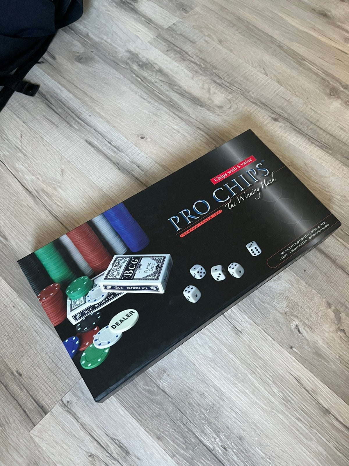 Jeu / set de poker / Pro chips - The winning hand, Enlèvement ou Envoi, Comme neuf, Carte(s) à jouer