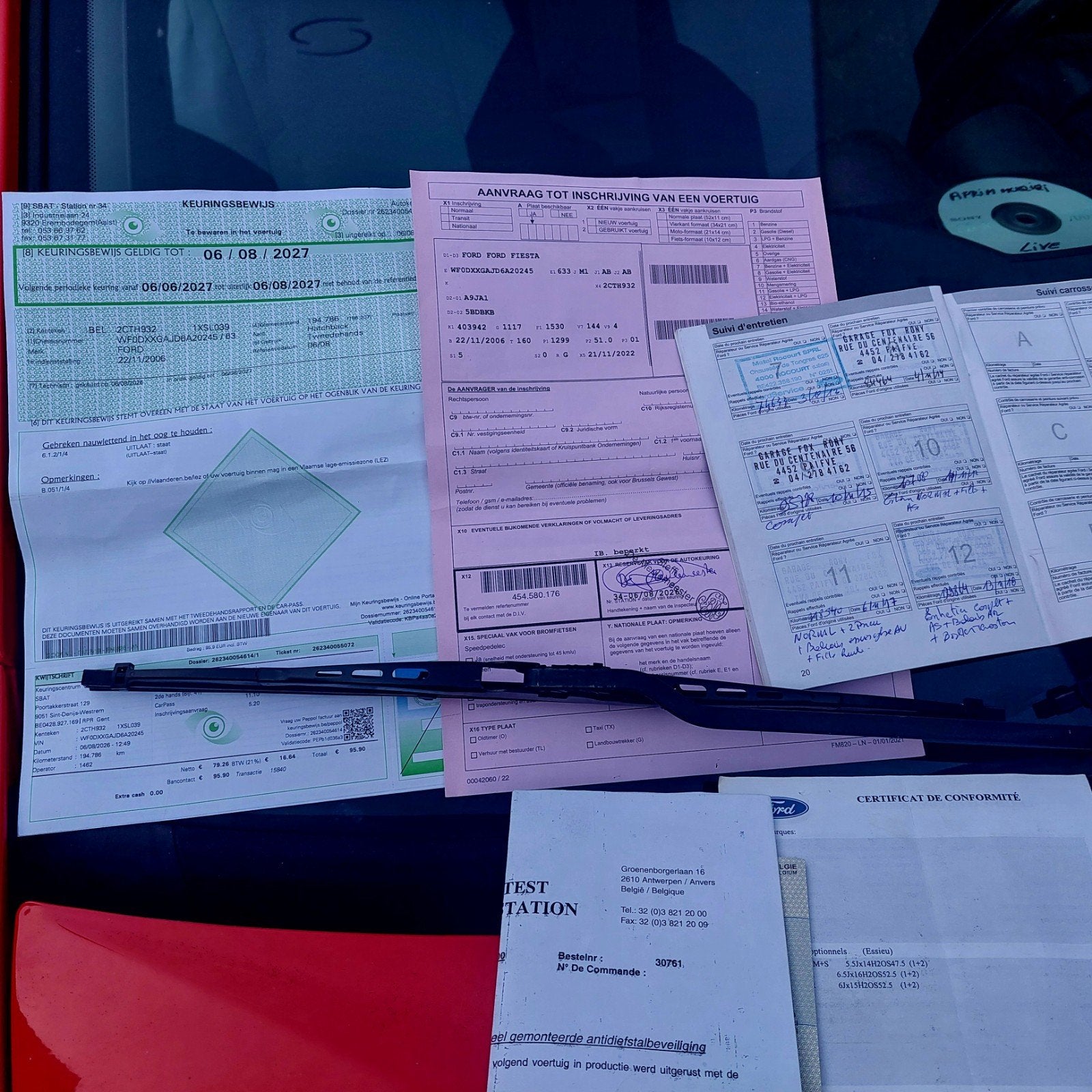 klaar gekeurd voor verkoop ford fiesta 1.3benzine 2006 19000, Auto's, Particulier, Te koop