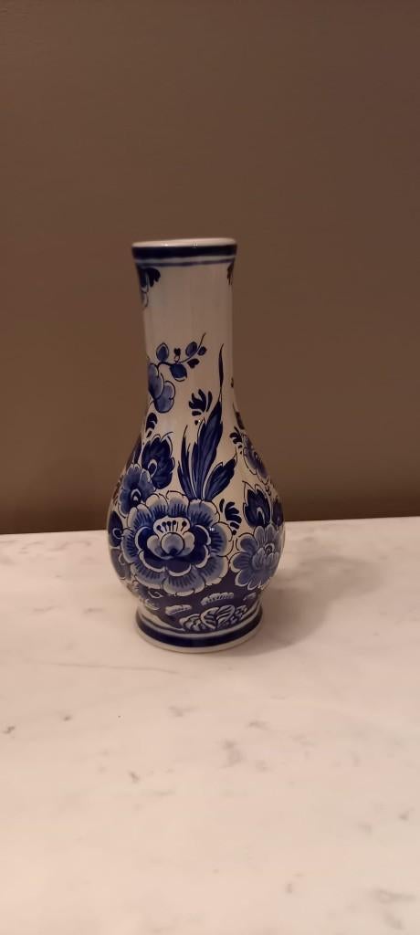 Delfts blauw keramisch vaasje, Antiek en Kunst, Antiek | Keramiek en Aardewerk, Ophalen of Verzenden