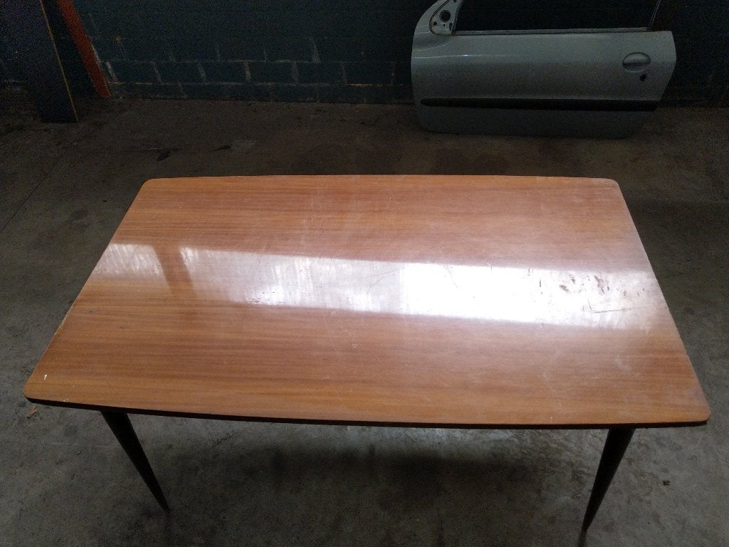 vintage eettafel, Huis en Inrichting, Ophalen, Gebruikt, 100 tot 150 cm, Vintage