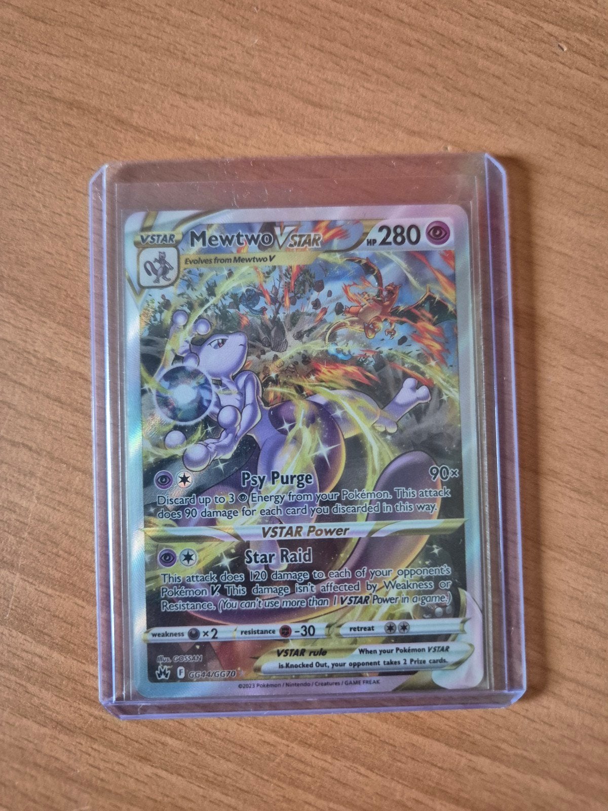 Mewtwo VSTAR - Crown Zenith Chase, Ophalen, Zo goed als nieuw, Losse kaart, Foil