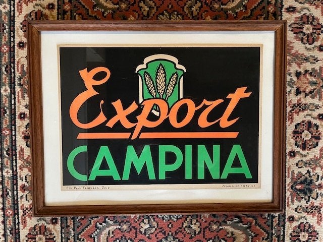 Campina Dessel, Verzamelen, Ophalen, Zo goed als nieuw, Reclamebord, Plaat of Schild, Overige merken