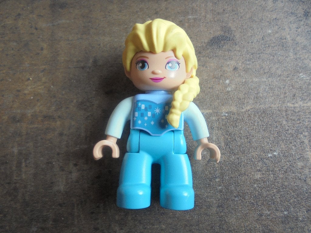 Lego Duplo Disney Princess Figure Elsa (zie foto's), Gebruikt, Ophalen of Verzenden, Losse stenen, Disney