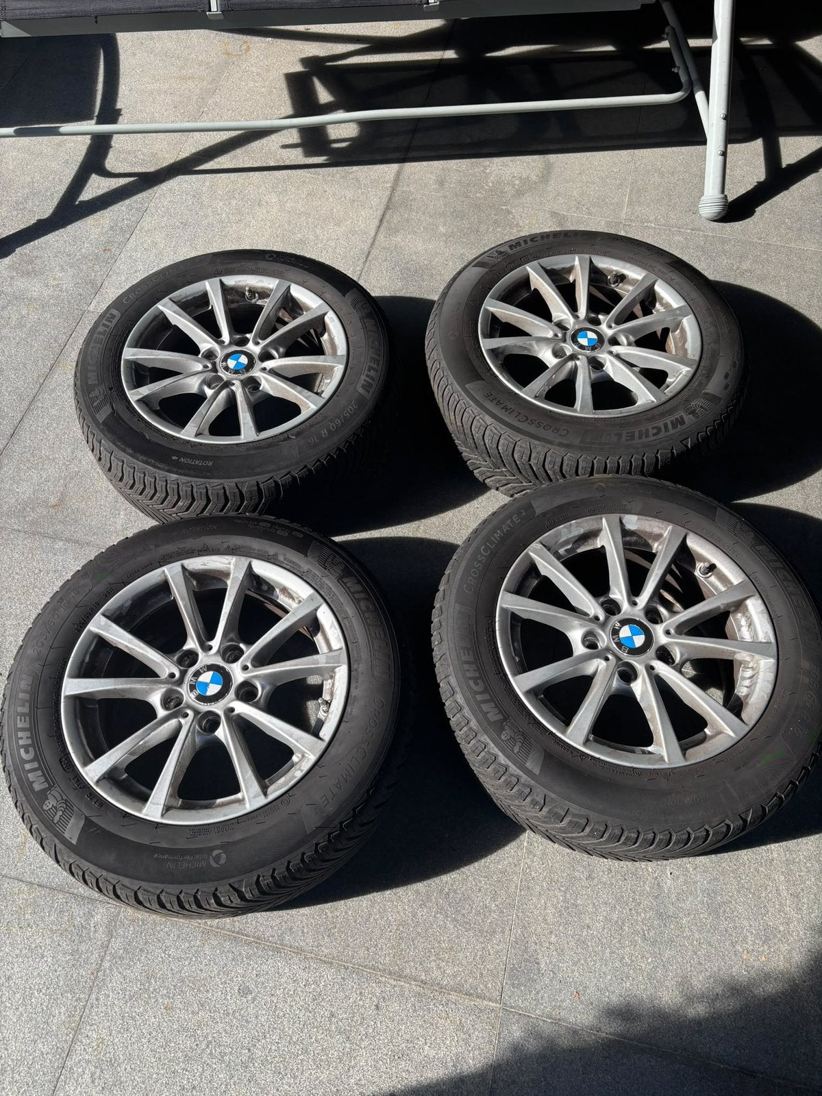 Bmw velgen + banden / afkomstig f31 / 16 inch, Ophalen, 16 inch, Band(en)