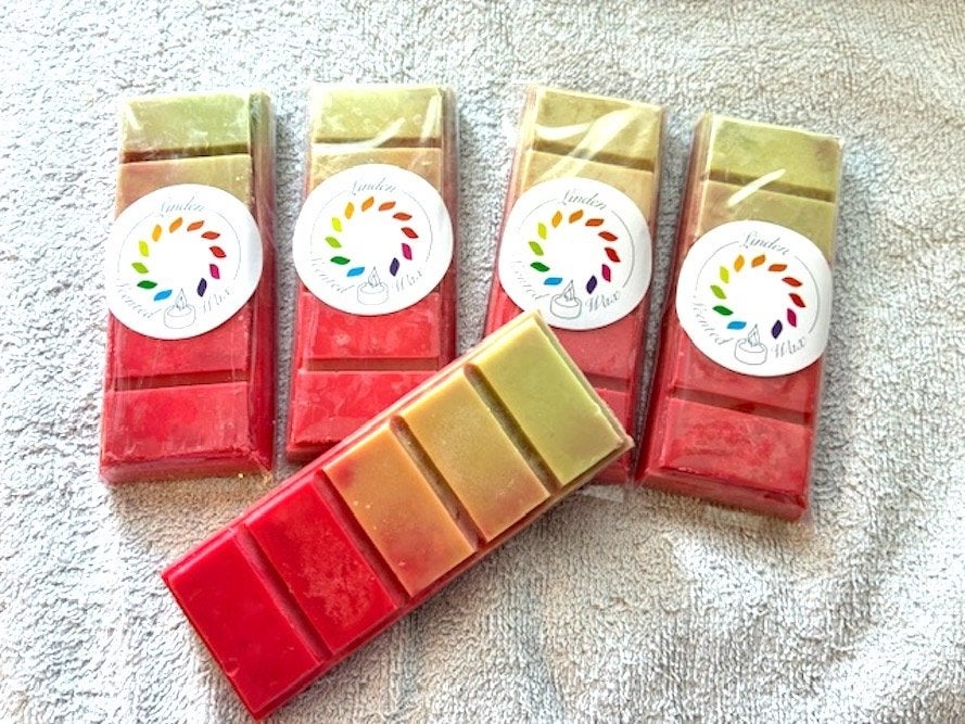Parfum Waxmelts STRAWBERRY & RHUBARB, Enlèvement ou Envoi, Neuf, Cire, Bougie