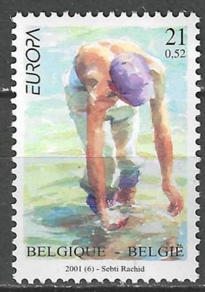 Belgie 2001 - Yvert 2984 /OBP 2989 - Europa - Water (PF), Postzegels en Munten, Postzegels | Europa | België, Verzenden, Postfris
