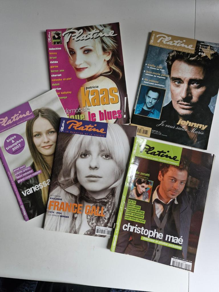 Platine magazines lot de 5., Livres, Enlèvement