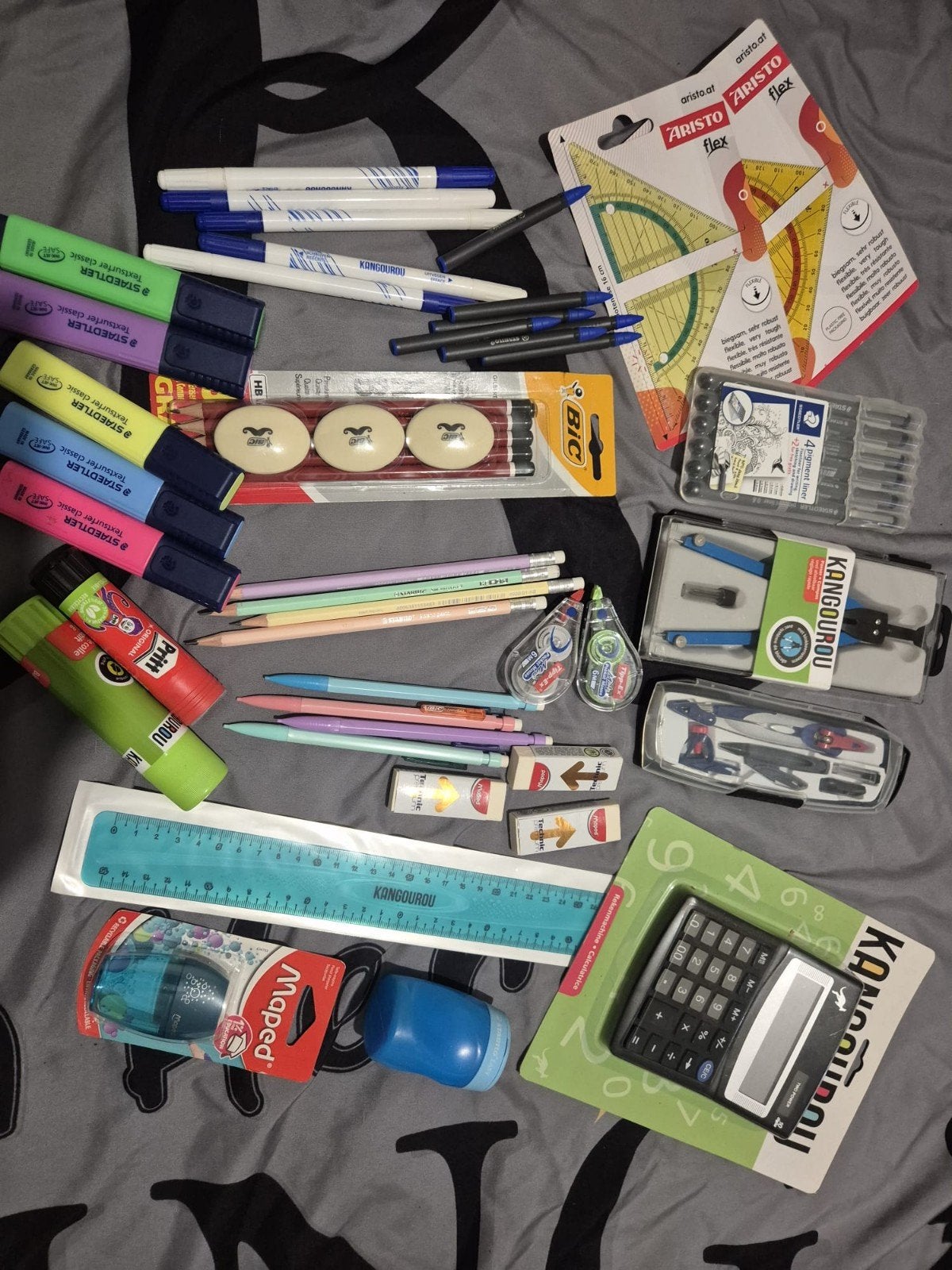 fournitures scolaires, Enlèvement, Plastique, Orange