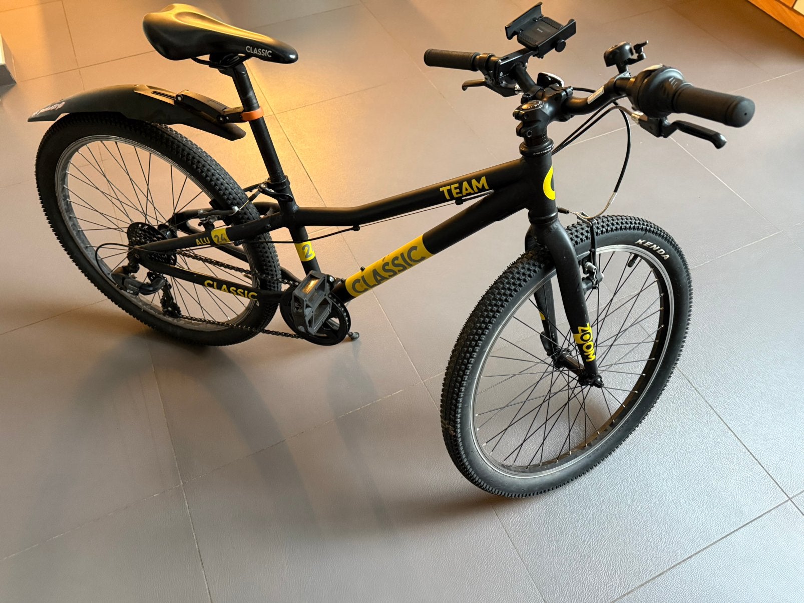 Vélo enfant / VTT Classic Team 24 pouces Alu – Très bon état, Enlèvement, Comme neuf, Aluminium