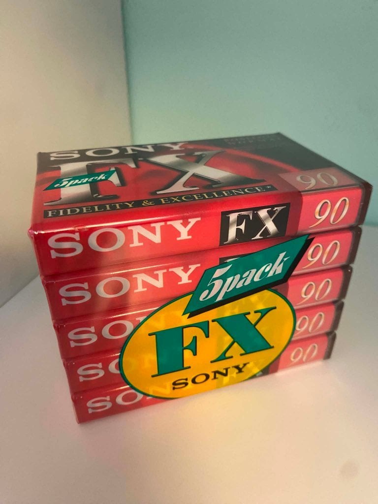 SONY FX90 / Pack 5 stuck ! NEW !, Verzenden, Nieuw in verpakking, 2 t/m 25 bandjes, Onbespeeld