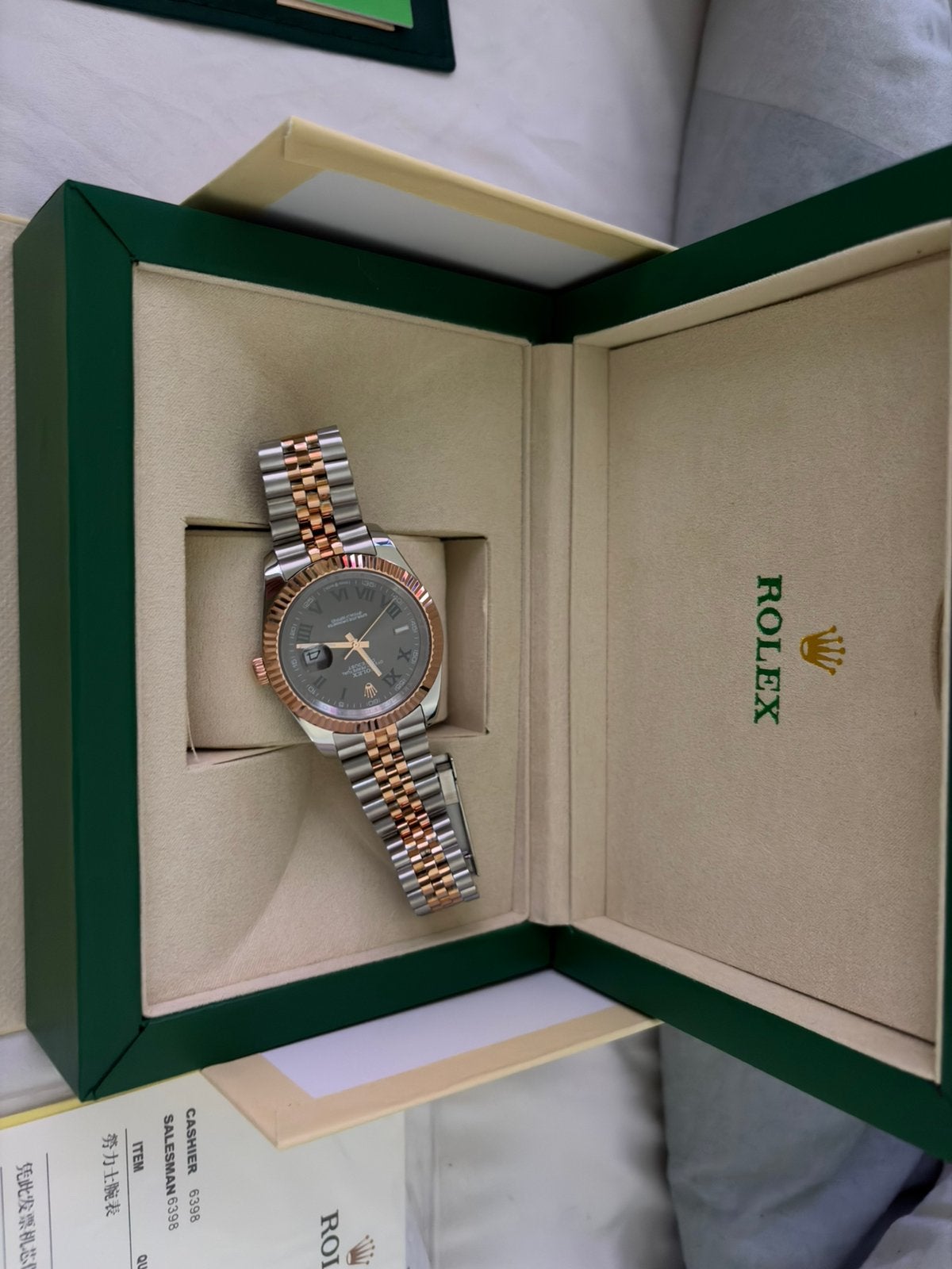 Rolex datejust 41, Ophalen, Zo goed als nieuw, Rolex