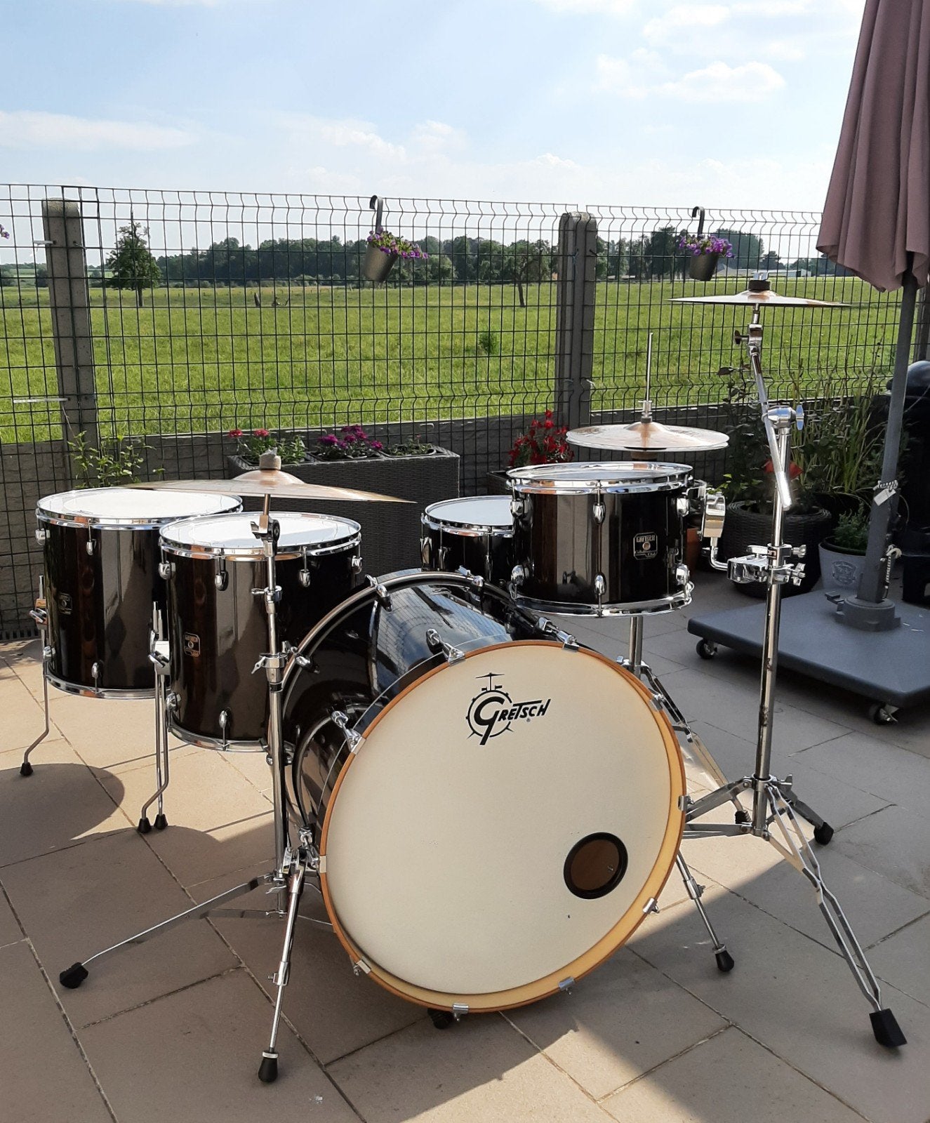 Gretsch Catalina Club grandes tailles+ collection cymbales, Musique & Instruments, Batteries & Percussions, Enlèvement ou Envoi