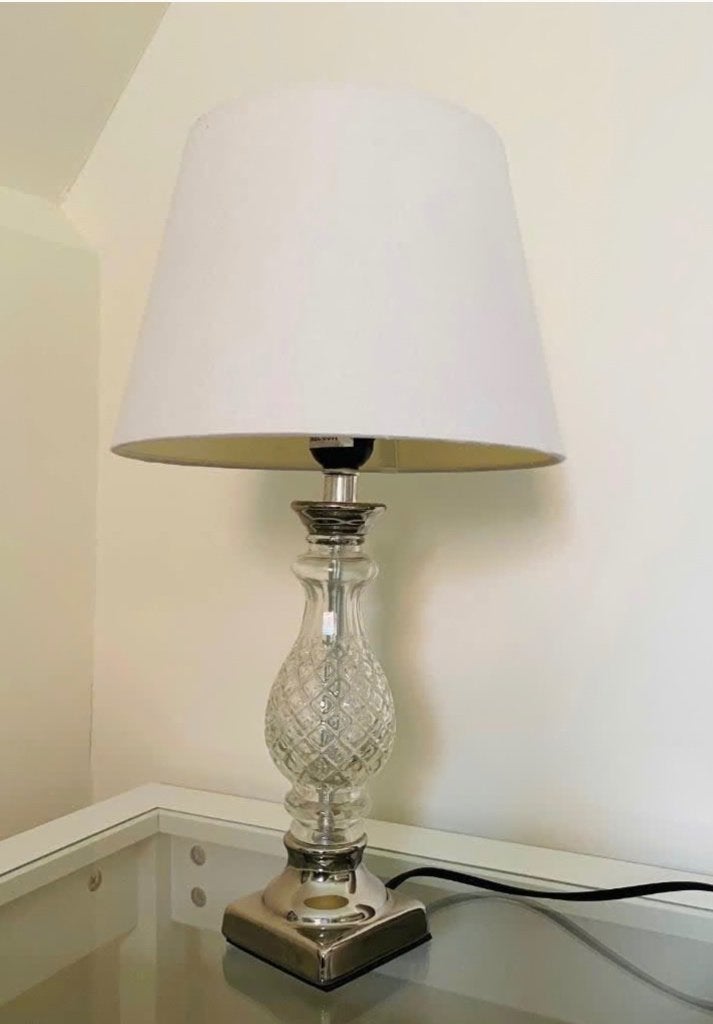 Set tafel lampjes, Huis en Inrichting, Met schakelaar, Nachtlamp, Zo goed als nieuw, Glas