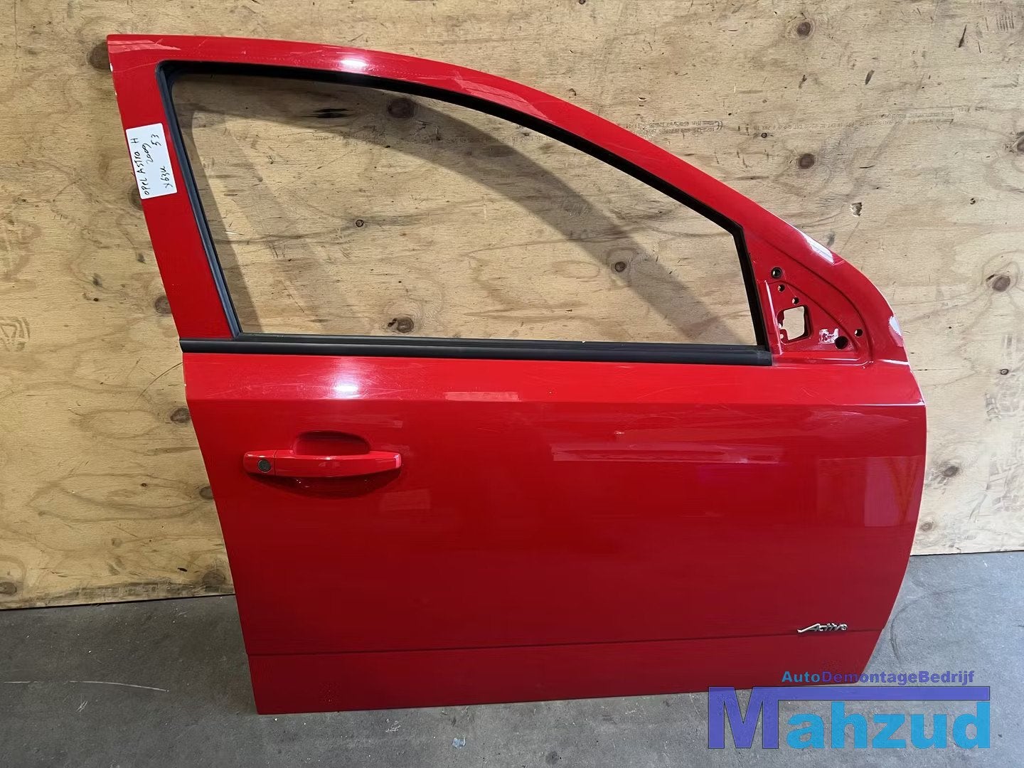 OPEL ASTRA H Hatchback Rood Y63U rechts voor deur 2004-2011, Opel Automobile GmbH, Porte, Avant, Opel