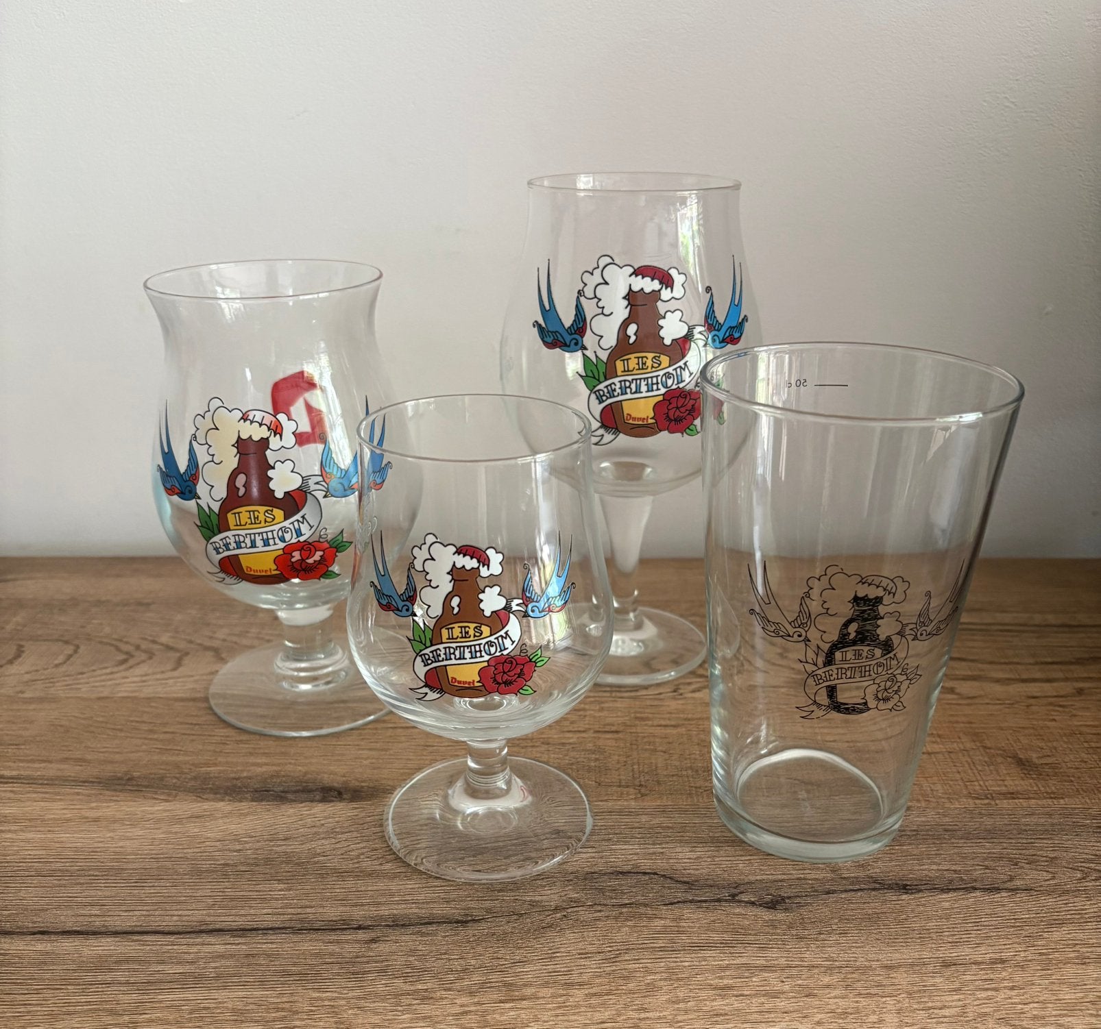 Duvel set Berthom, Collections, Marques de bière, Enlèvement ou Envoi, Comme neuf, Duvel