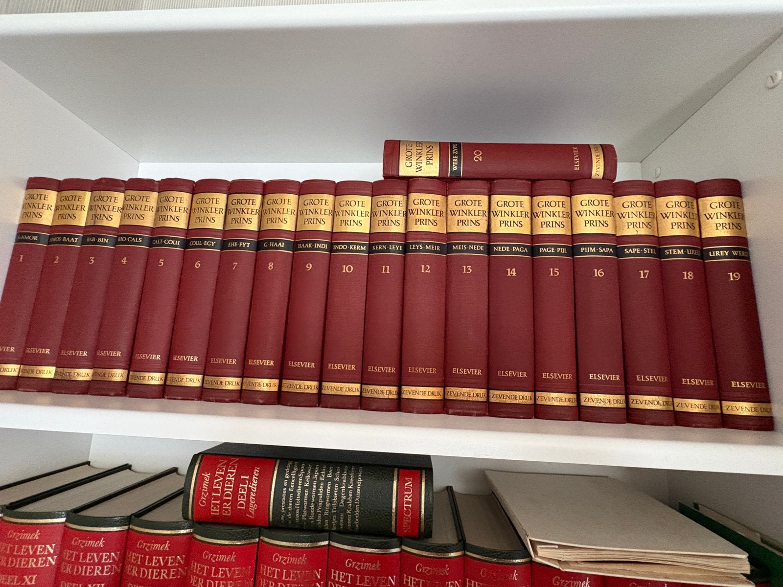 Winkler Prins Encyclopedie + jaarboeken, Ophalen, Zo goed als nieuw, Algemeen, Complete serie