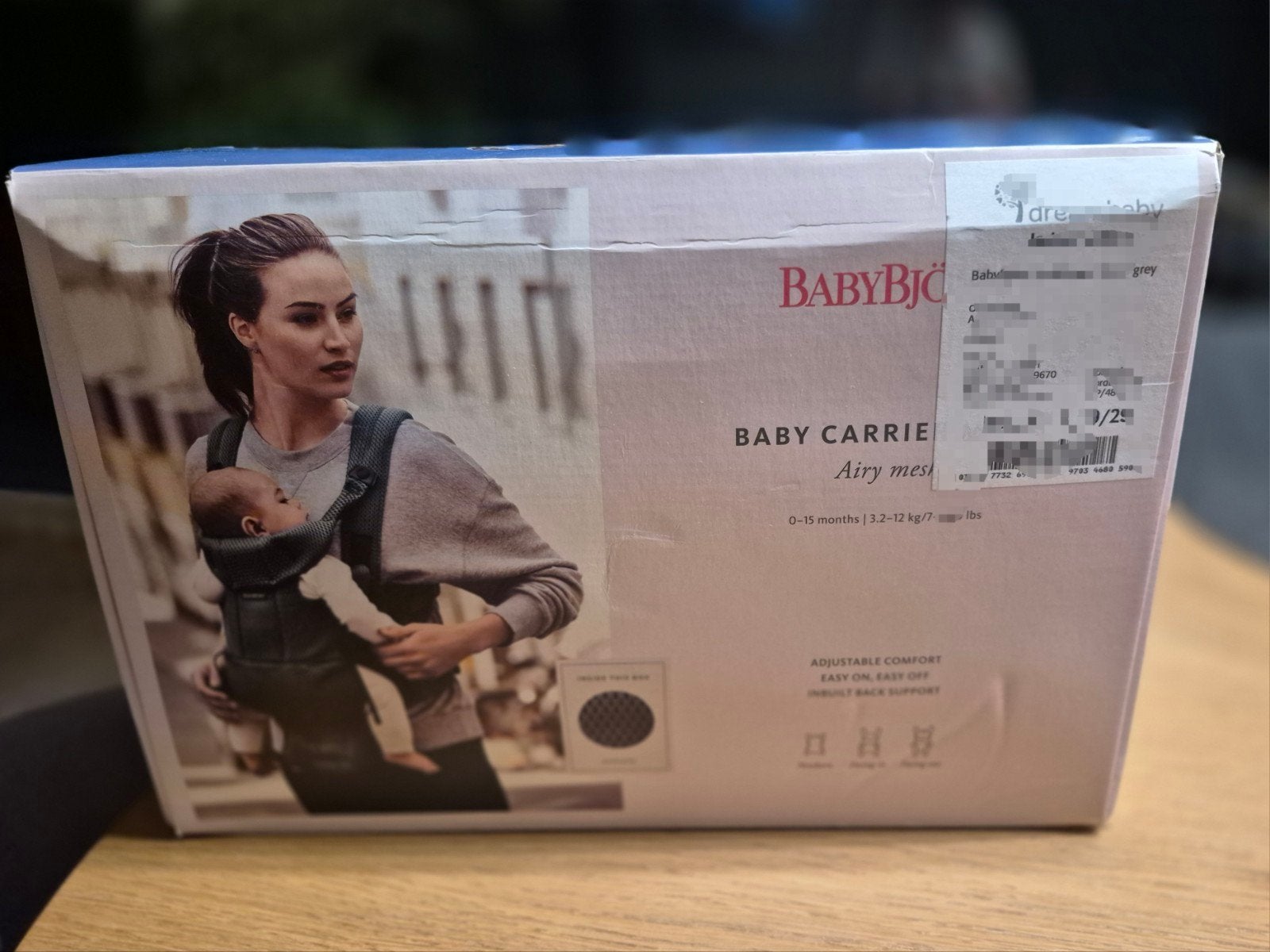 babybjorn - porte bébé, Enfants & Bébés, Porte-bébé, Enlèvement, Utilisé, Baby Björn