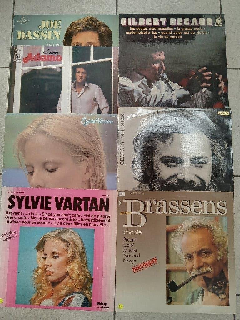 * CHANSON - POP – BALLAD *     Franstalig       Lot van 7 LP, Double LP, Enlèvement ou Envoi, Utilisé, 12 pouces