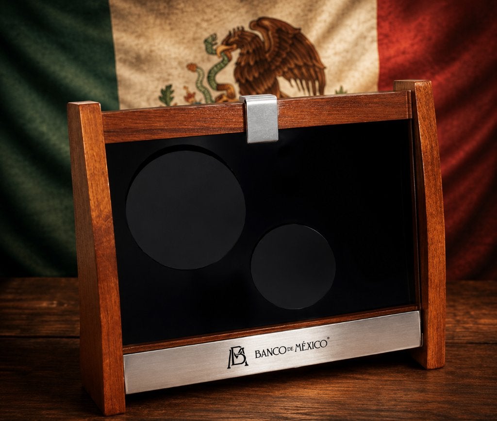 LIBERTAD BANCO DE MÉXICO DISPLAYBOX NIEUW IN DOOS, Timbres & Monnaies, Monnaies | Amérique, Enlèvement ou Envoi, Amérique du Sud