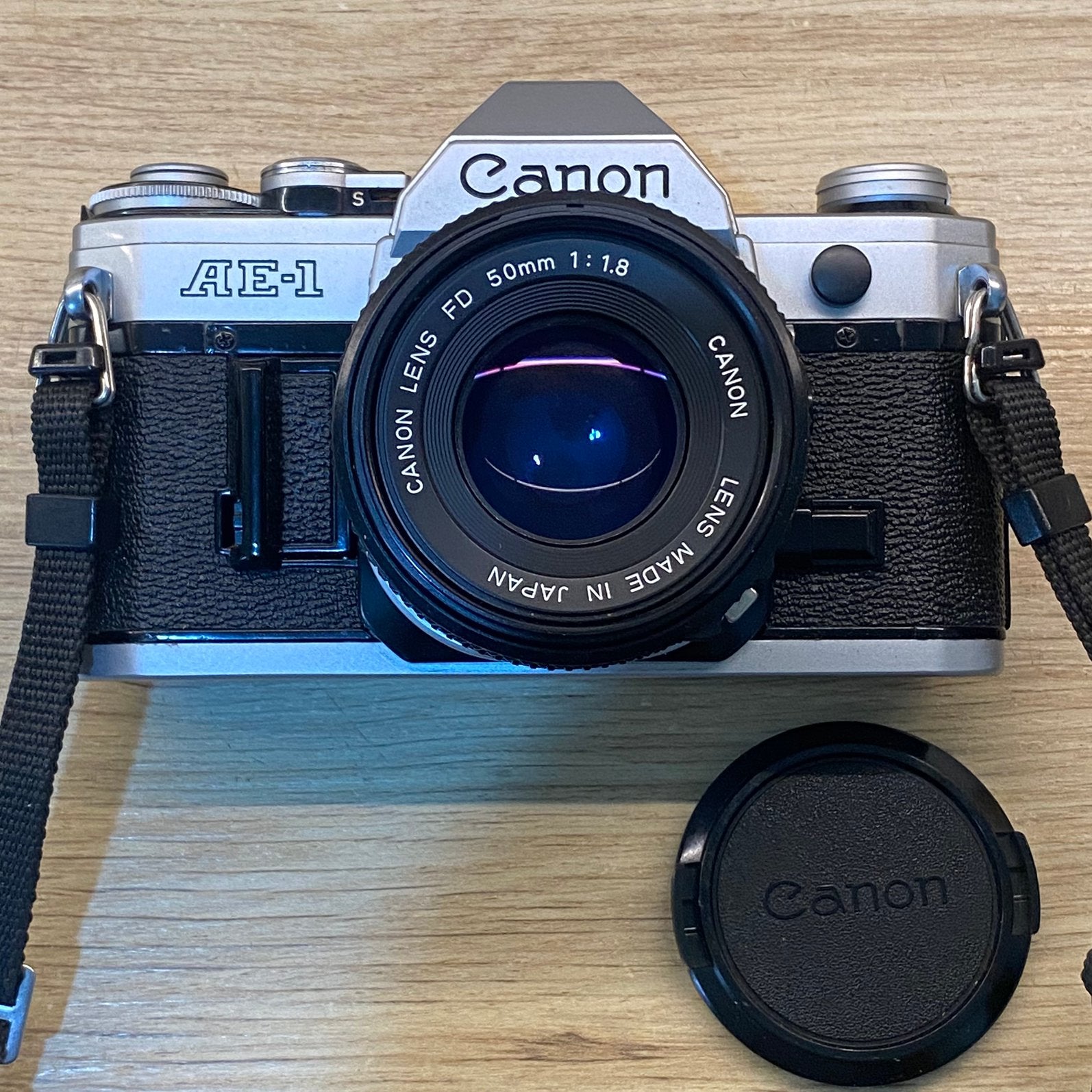 Canon Ae1, Canon new FD 50mm f1.8 *comme neuf, Enlèvement ou Envoi, Comme neuf, Reflex miroir, Canon
